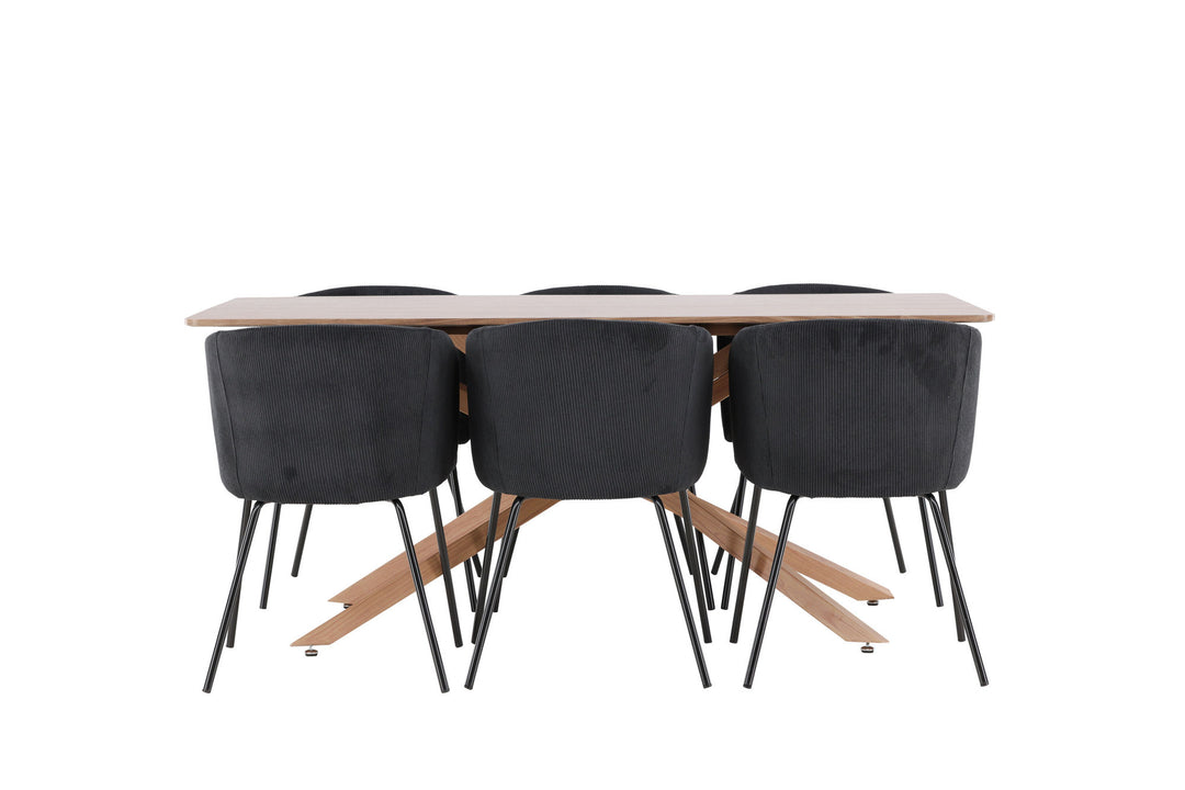 Venture Home Piazza Dining Table with Berit Dining Chair