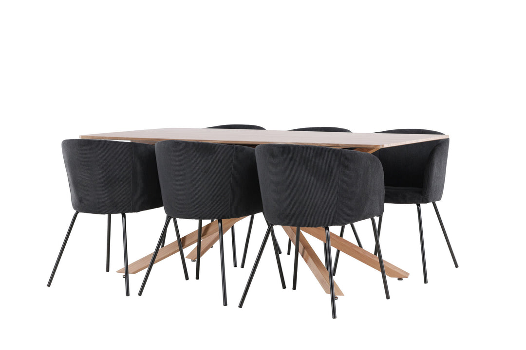 Venture Home Piazza Dining Table with Berit Dining Chair
