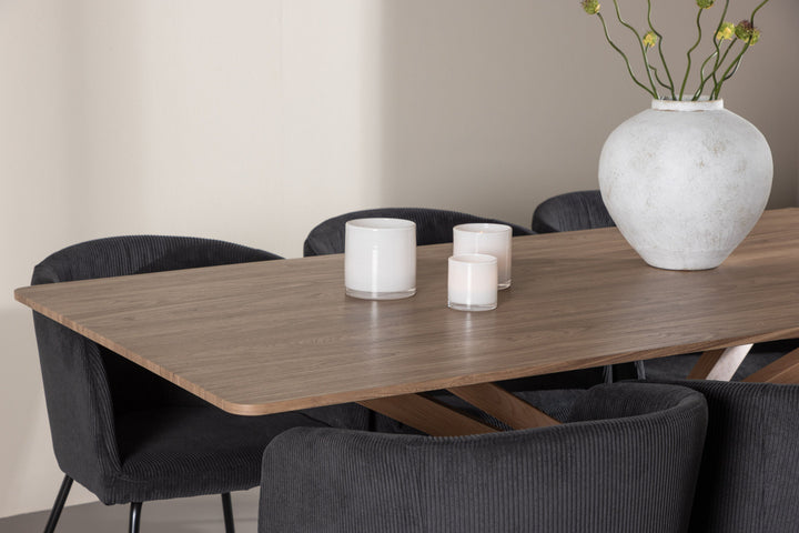 Venture Home Piazza Dining Table with Berit Dining Chair