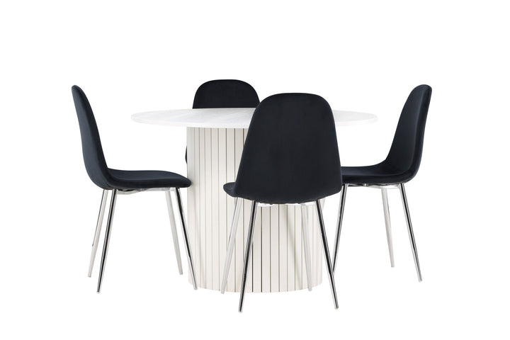 Venture Home Härön Dining Table with Polar Dining Chair