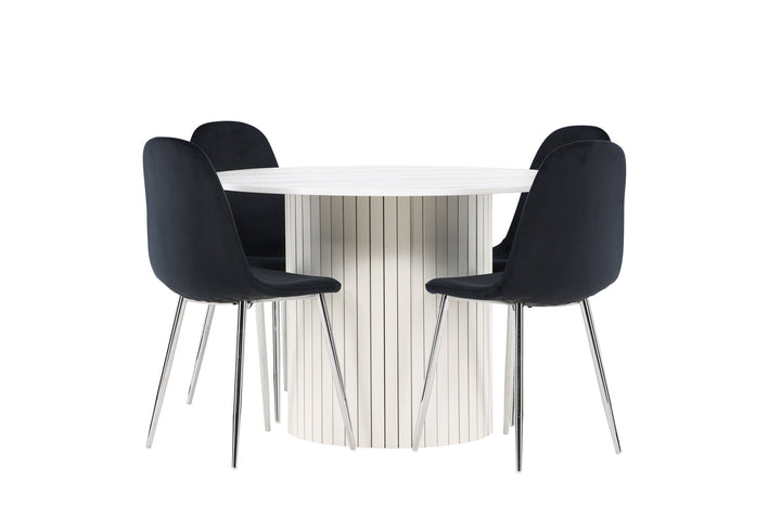 Venture Home Härön Dining Table with Polar Dining Chair