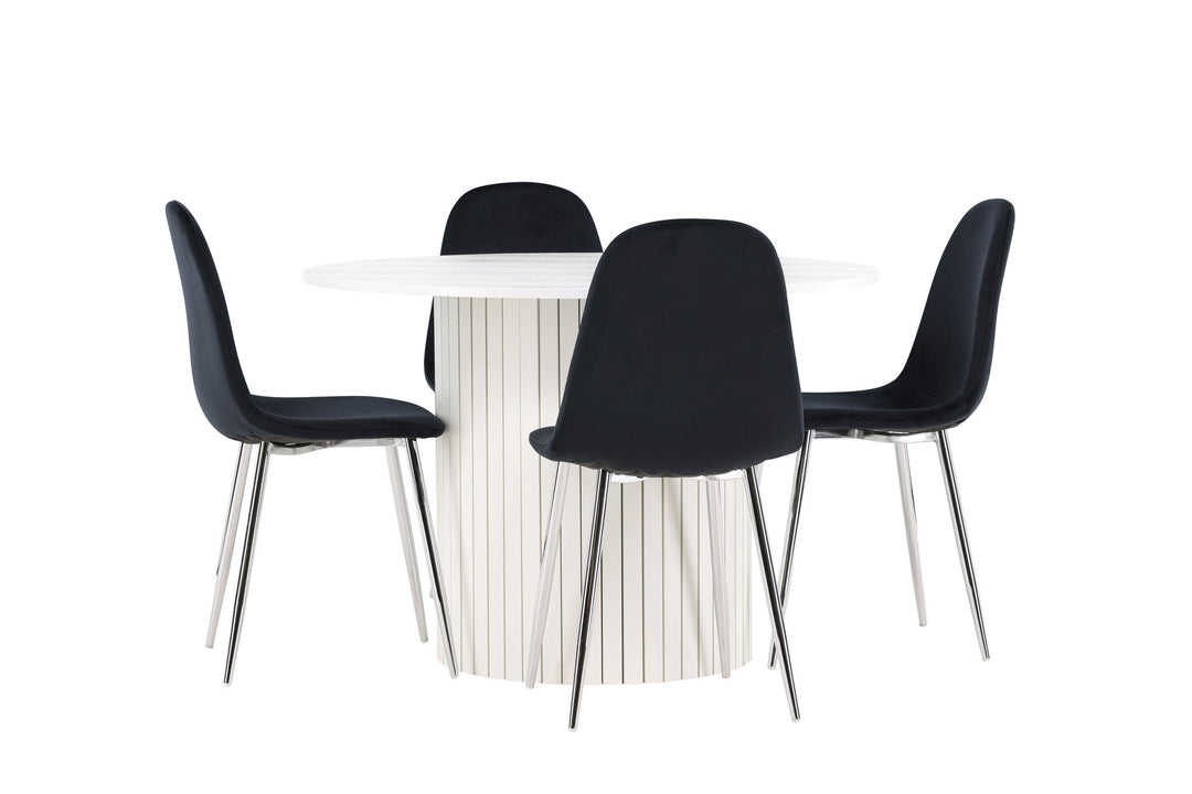 Venture Home Härön Dining Table with Polar Dining Chair