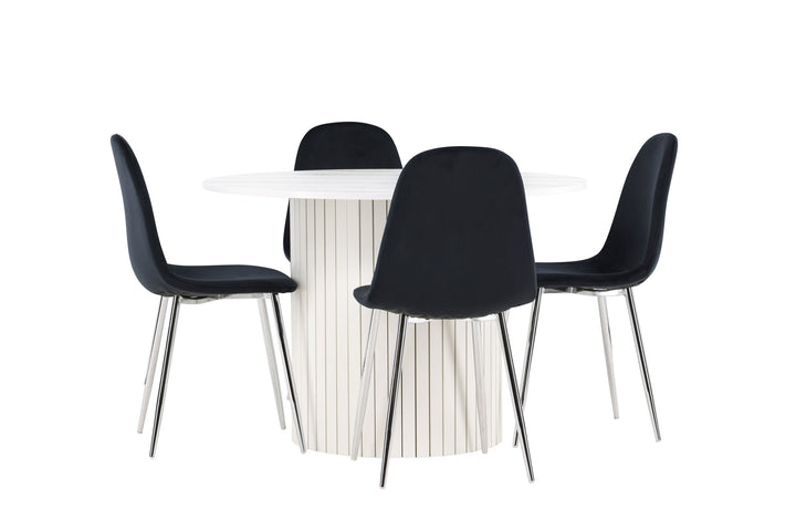 Venture Home Härön Dining Table with Polar Dining Chair