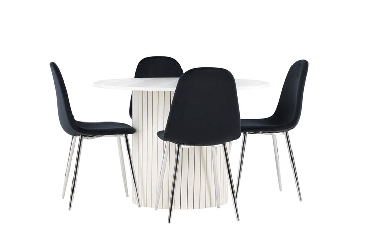 Venture Home Härön Dining Table with Polar Dining Chair