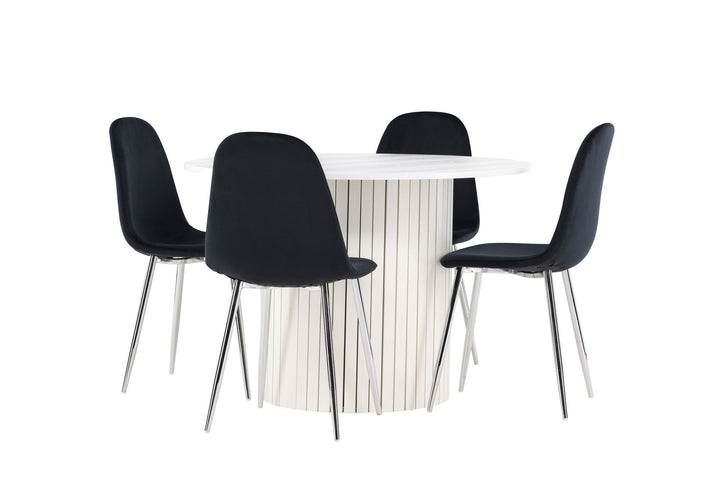 Venture Home Härön Dining Table with Polar Dining Chair