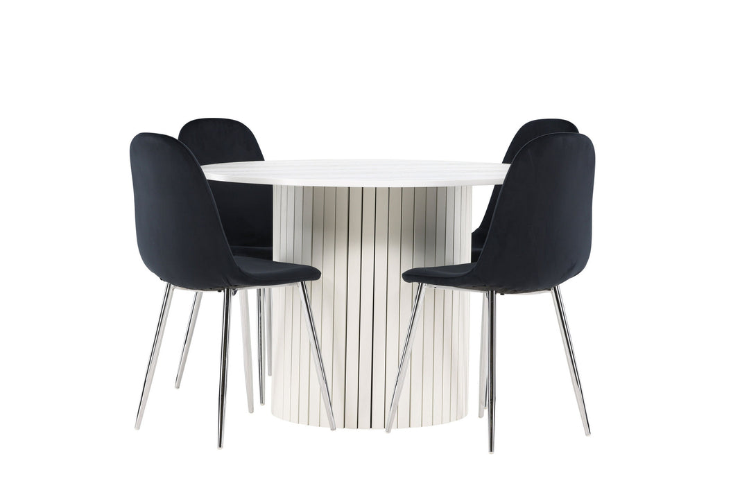 Venture Home Härön Dining Table with Polar Dining Chair