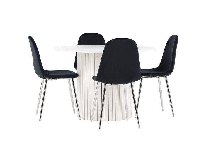 Venture Home Härön Dining Table with Polar Dining Chair