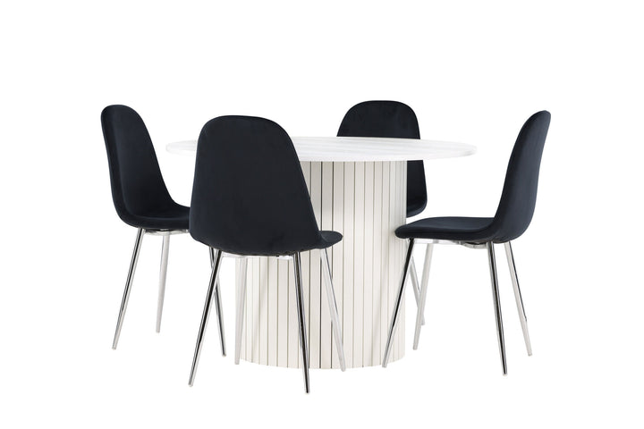 Venture Home Härön Dining Table with Polar Dining Chair