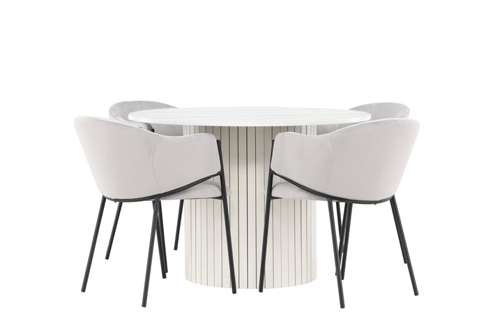 Venture Home Härön Dining Table with Evelina Dining Chair