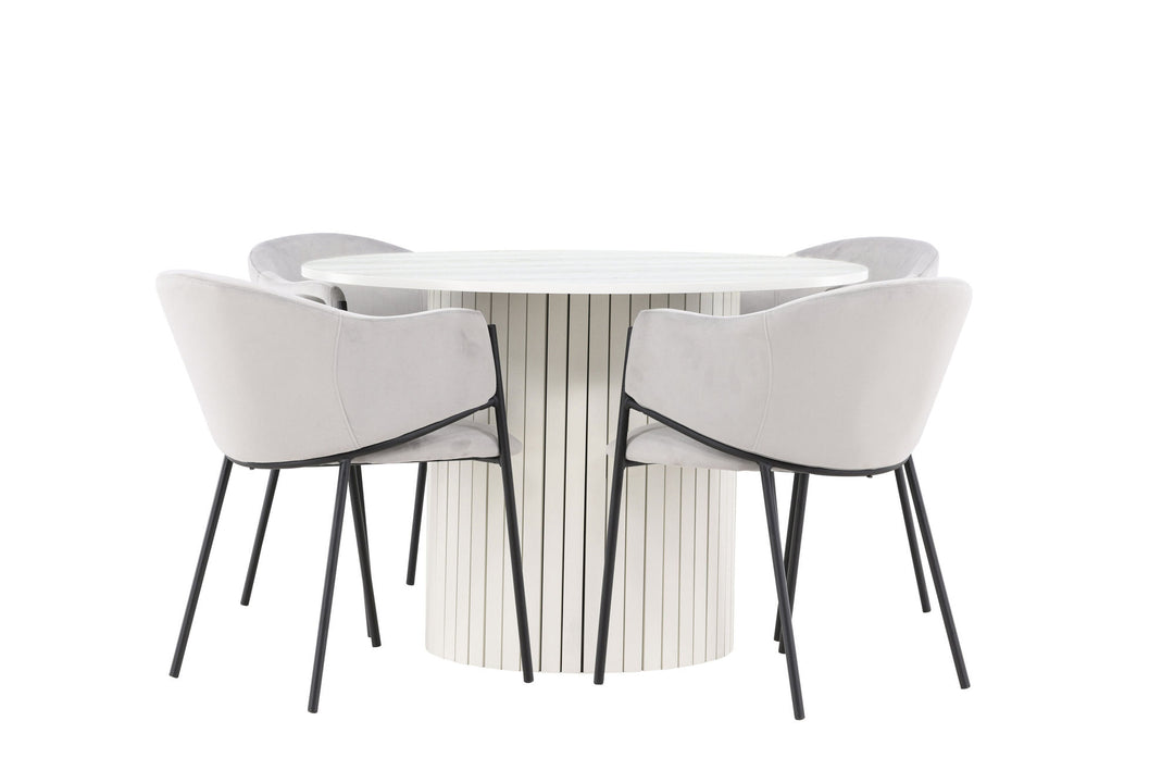 Venture Home Härön Dining Table with Evelina Dining Chair