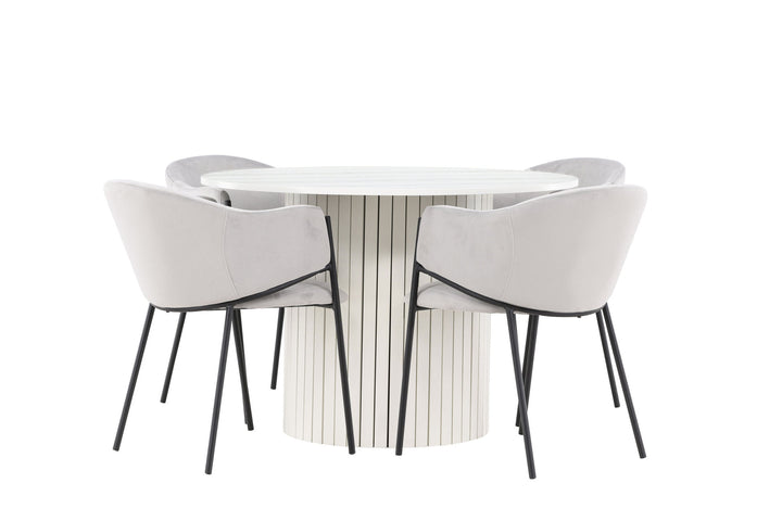 Venture Home Härön Dining Table with Evelina Dining Chair