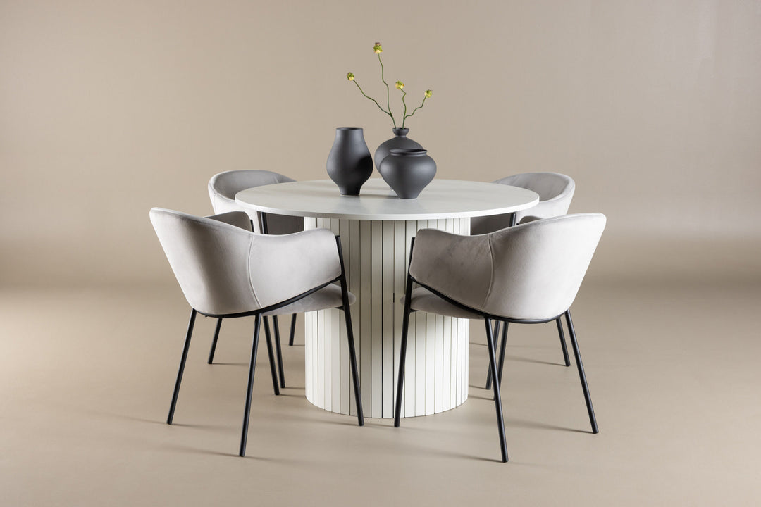 Venture Home Härön Dining Table with Evelina Dining Chair