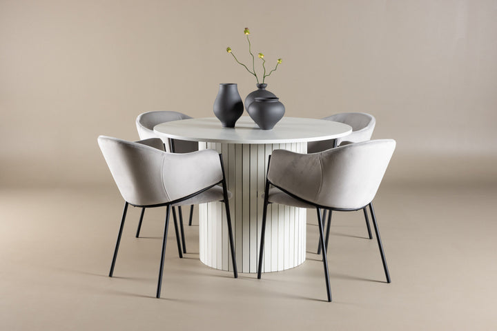 Venture Home Härön Dining Table with Evelina Dining Chair