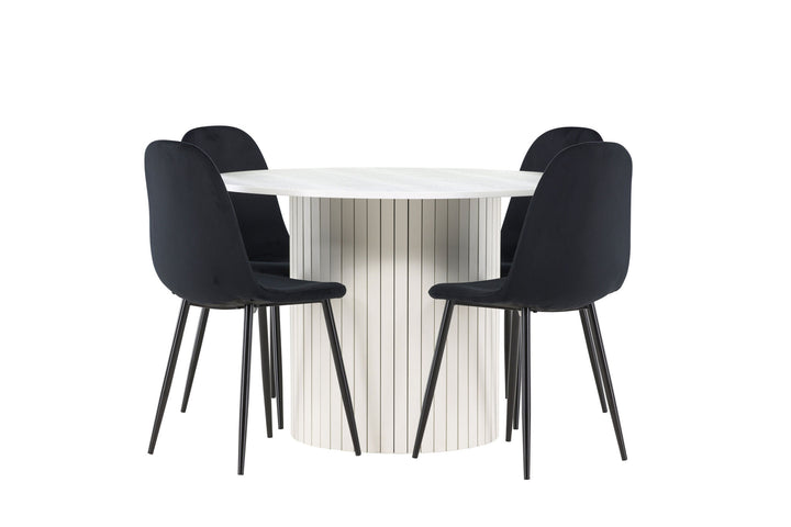 Venture Home Härön Dining Table with Polar Dining Chair