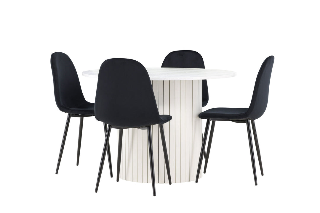 Venture Home Härön Dining Table with Polar Dining Chair