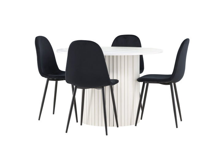 Venture Home Härön Dining Table with Polar Dining Chair