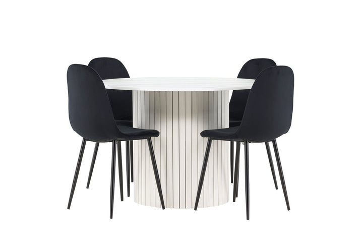 Venture Home Härön Dining Table with Polar Dining Chair
