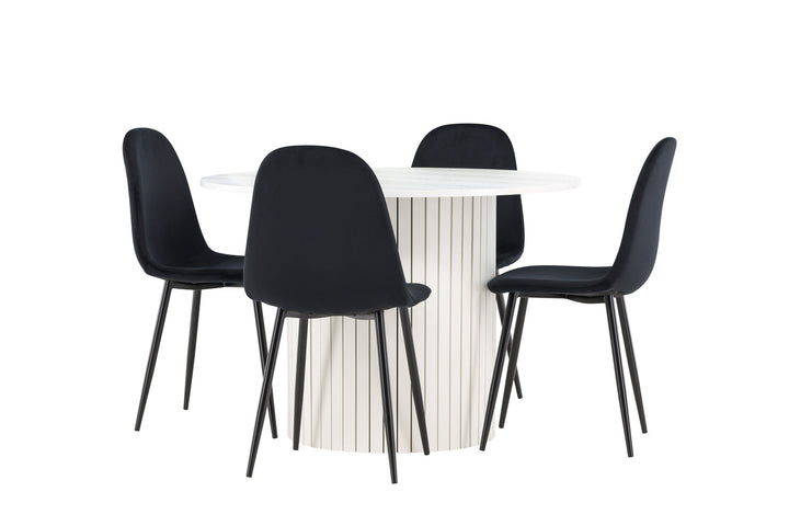 Venture Home Härön Dining Table with Polar Dining Chair