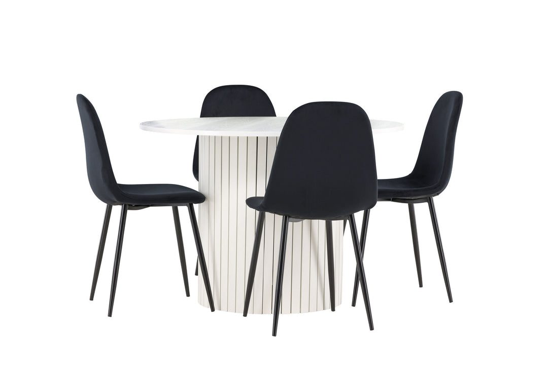 Venture Home Härön Dining Table with Polar Dining Chair