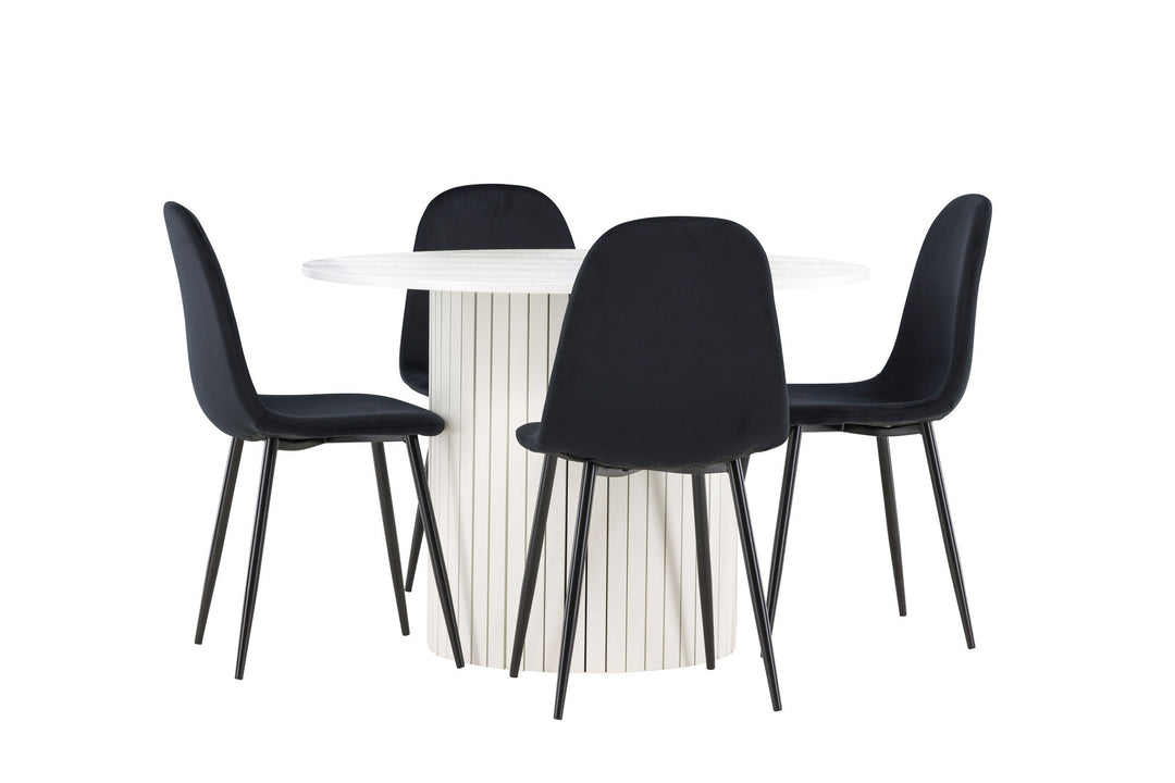 Venture Home Härön Dining Table with Polar Dining Chair