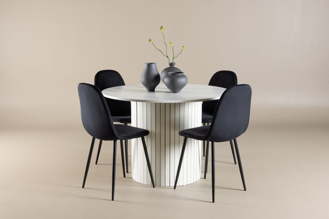 Venture Home Härön Dining Table with Polar Dining Chair