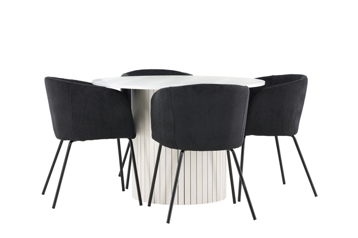 Venture Home Härön Dining Table with Berit Dining Chair