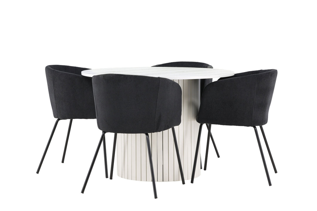 Venture Home Härön Dining Table with Berit Dining Chair