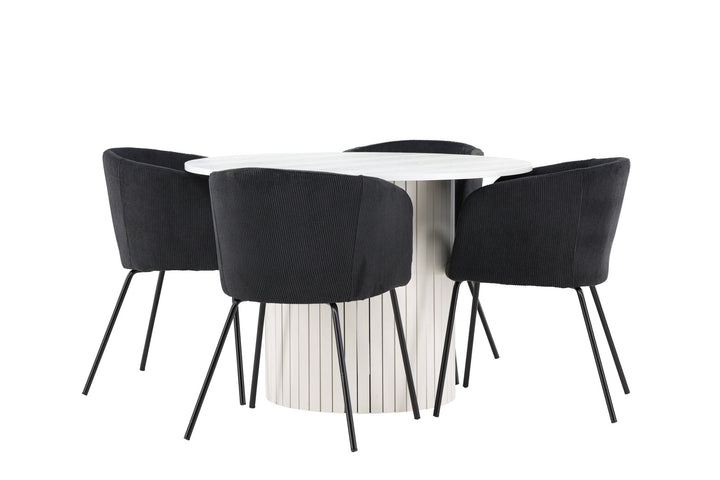 Venture Home Härön Dining Table with Berit Dining Chair
