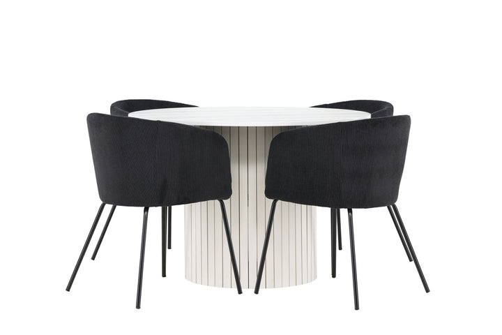 Venture Home Härön Dining Table with Berit Dining Chair