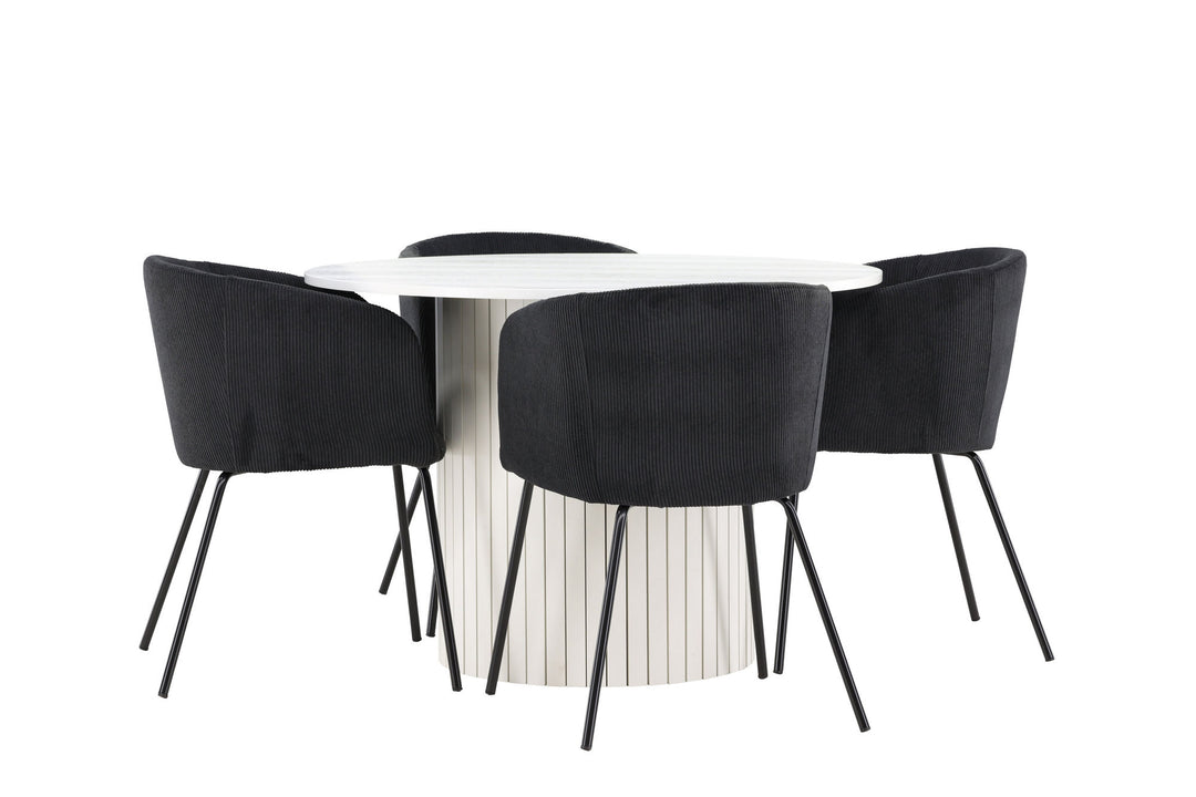 Venture Home Härön Dining Table with Berit Dining Chair