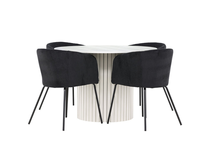 Venture Home Härön Dining Table with Berit Dining Chair