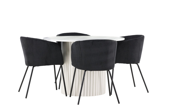 Venture Home Härön Dining Table with Berit Dining Chair