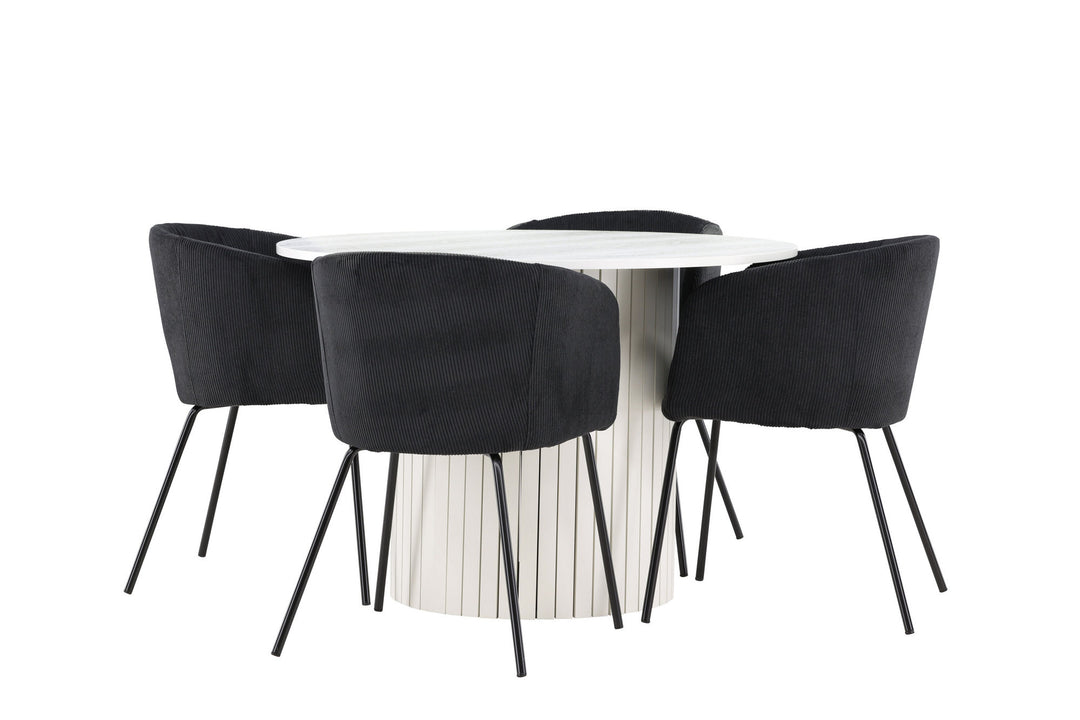 Venture Home Härön Dining Table with Berit Dining Chair