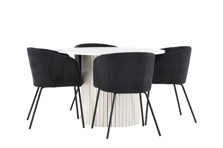 Venture Home Härön Dining Table with Berit Dining Chair