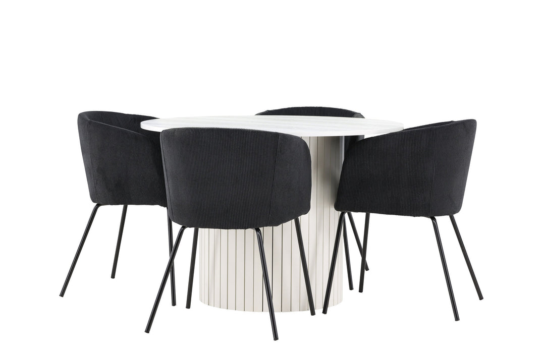 Venture Home Härön Dining Table with Berit Dining Chair