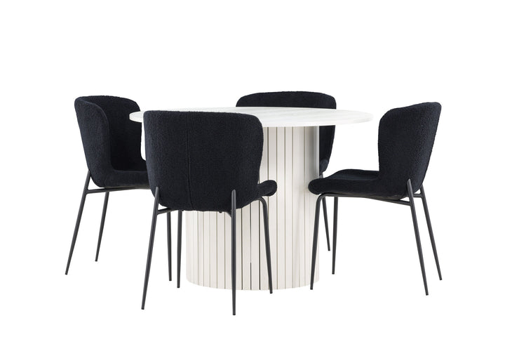 Venture Home Härön Dining Table with Modesto Dining Chair
