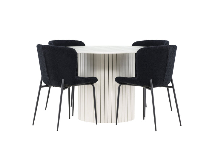 Venture Home Härön Dining Table with Modesto Dining Chair