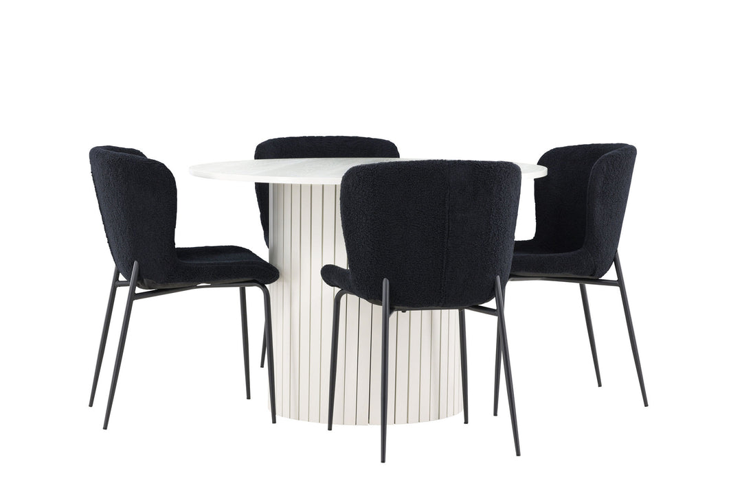 Venture Home Härön Dining Table with Modesto Dining Chair