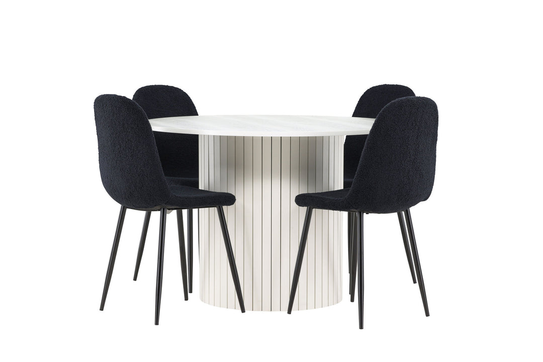 Venture Home Härön Dining Table with Polar Dining Chair