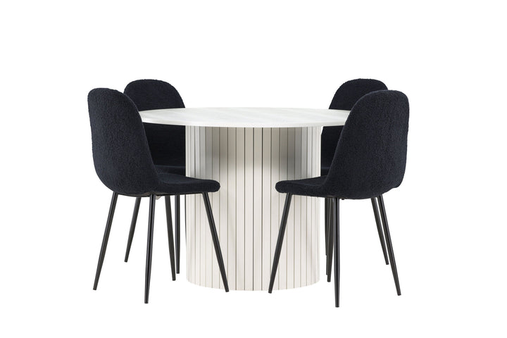 Venture Home Härön Dining Table with Polar Dining Chair