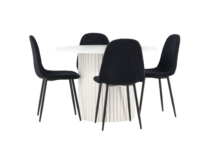 Venture Home Härön Dining Table with Polar Dining Chair