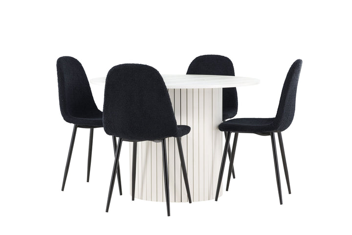 Venture Home Härön Dining Table with Polar Dining Chair