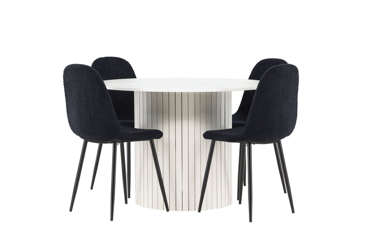 Venture Home Härön Dining Table with Polar Dining Chair