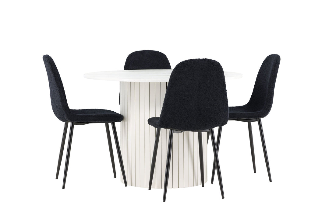 Venture Home Härön Dining Table with Polar Dining Chair
