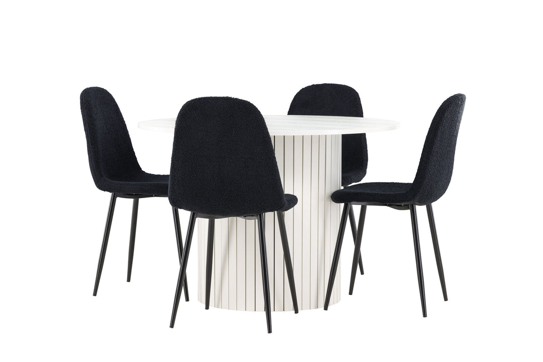Venture Home Härön Dining Table with Polar Dining Chair