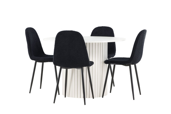 Venture Home Härön Dining Table with Polar Dining Chair
