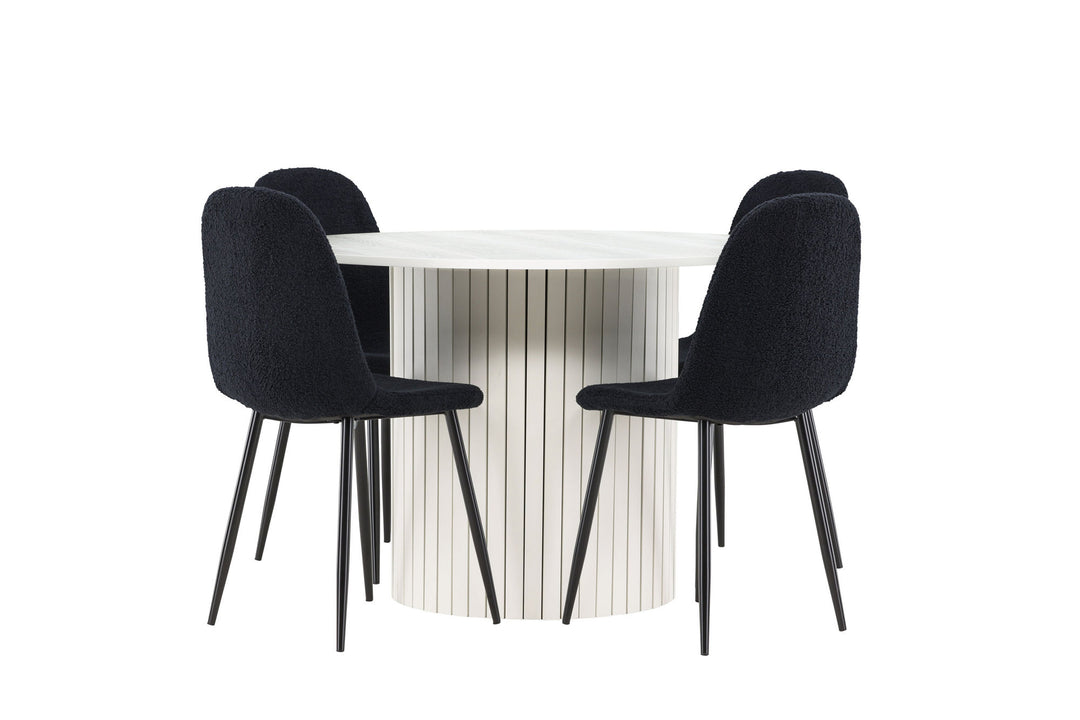 Venture Home Härön Dining Table with Polar Dining Chair