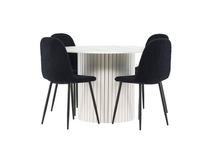 Venture Home Härön Dining Table with Polar Dining Chair