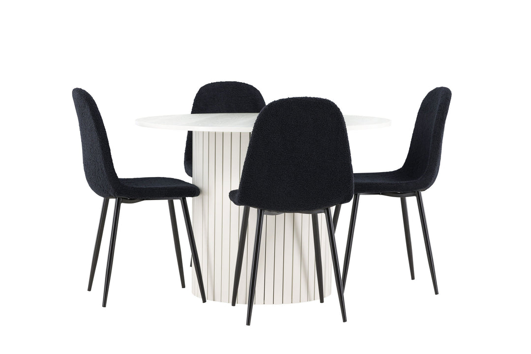 Venture Home Härön Dining Table with Polar Dining Chair