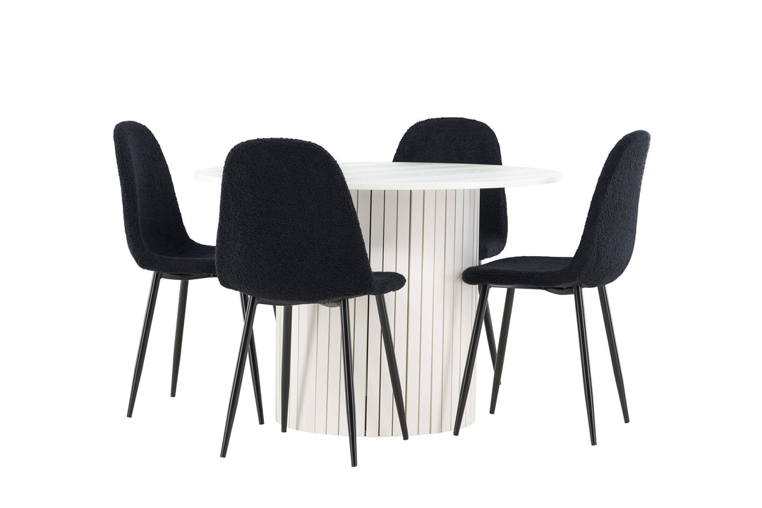 Venture Home Härön Dining Table with Polar Dining Chair